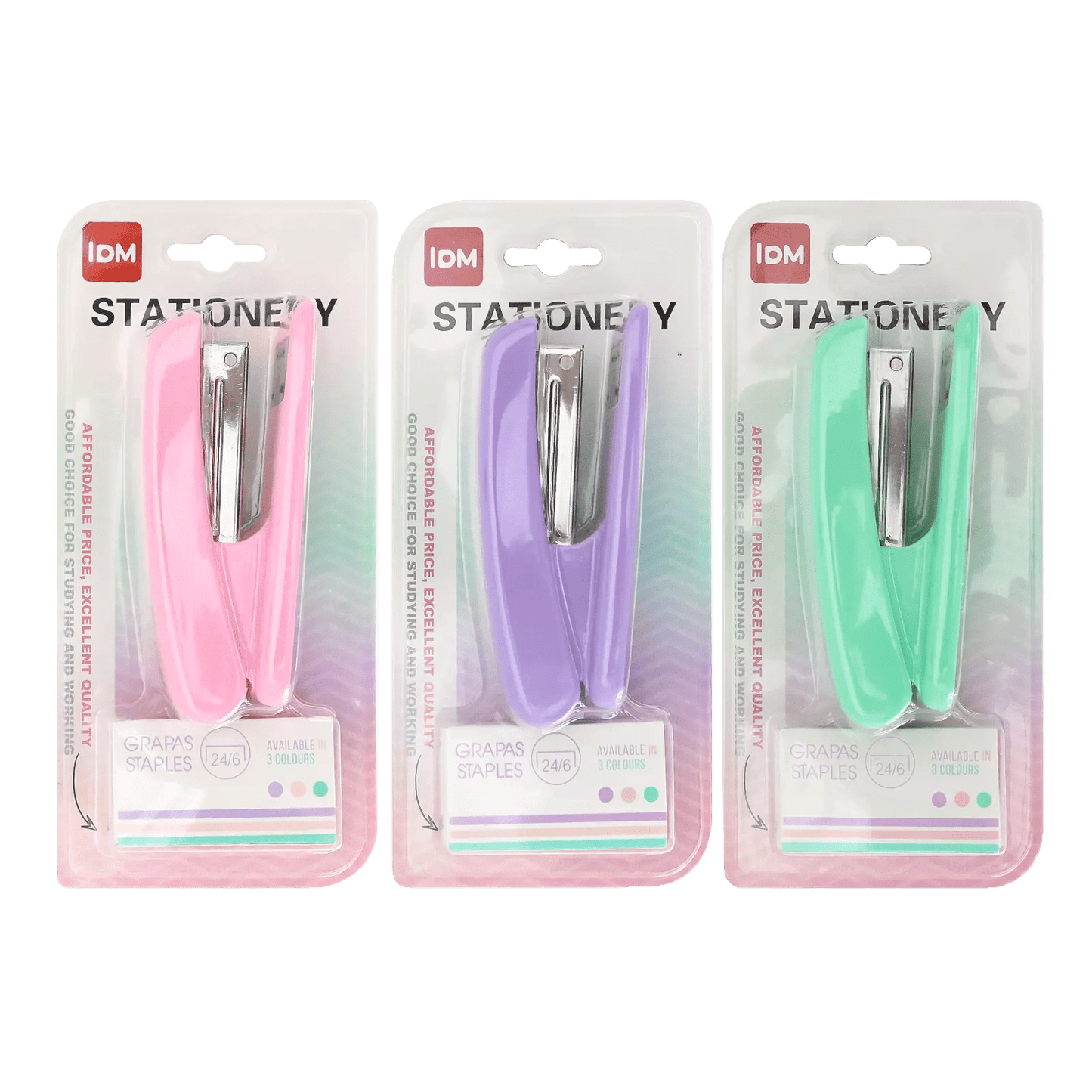 Agrafeuse De Bureau Colorée Idm 24/6