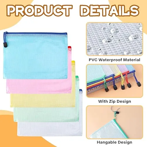 pochette plastique A5 - Pochette Zippée