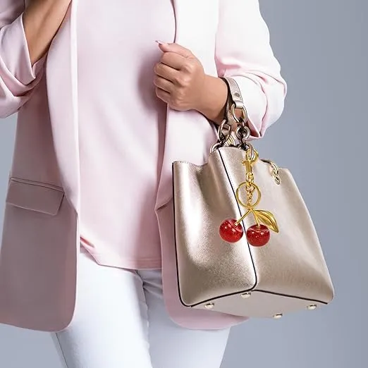 Porte-Clés en Métal style Cerise