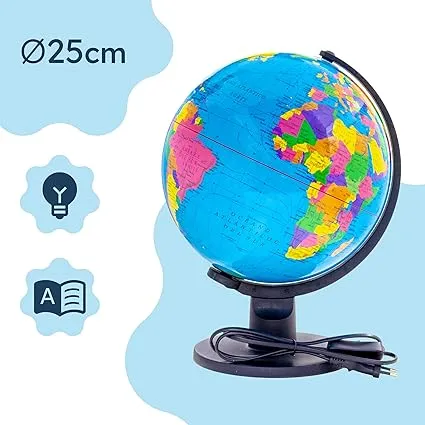 GLOBE LUMINEUX 25D FRANCAIS