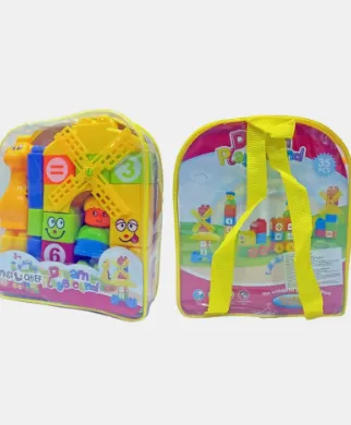 Sac à Dos Blocs de Construction Éducatifs 35 Pièces