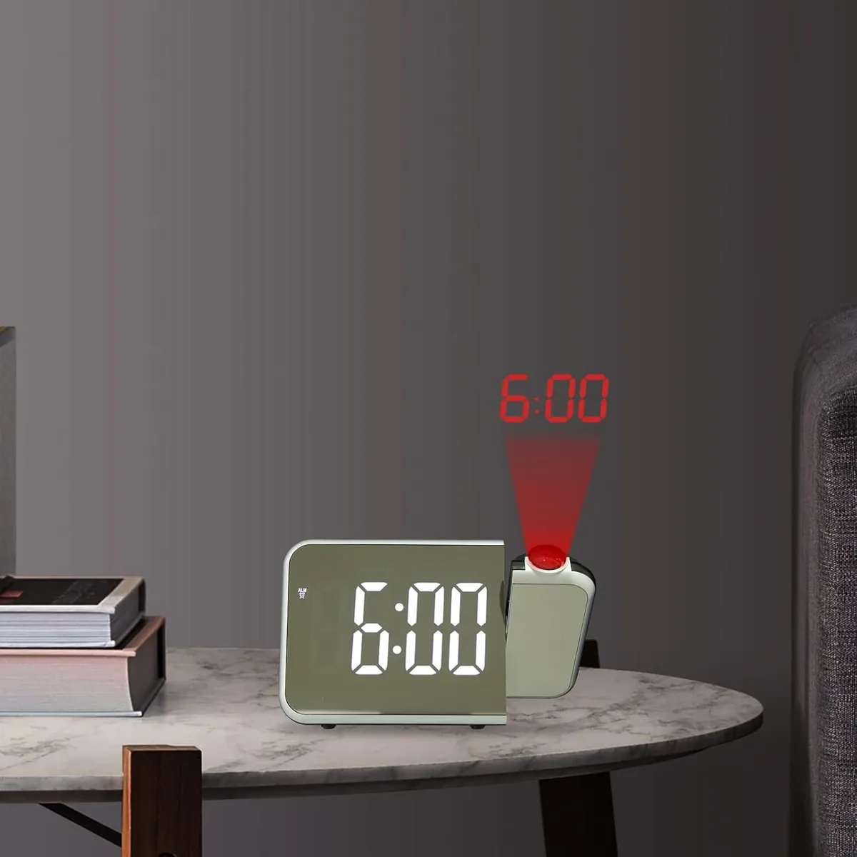 Réveil Projecteur LED avec Affichage Digital