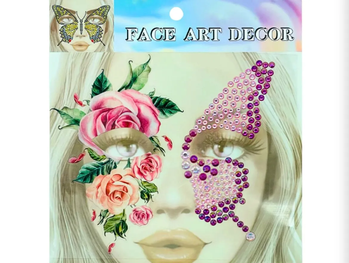 STICKERS FACE ART DECOR