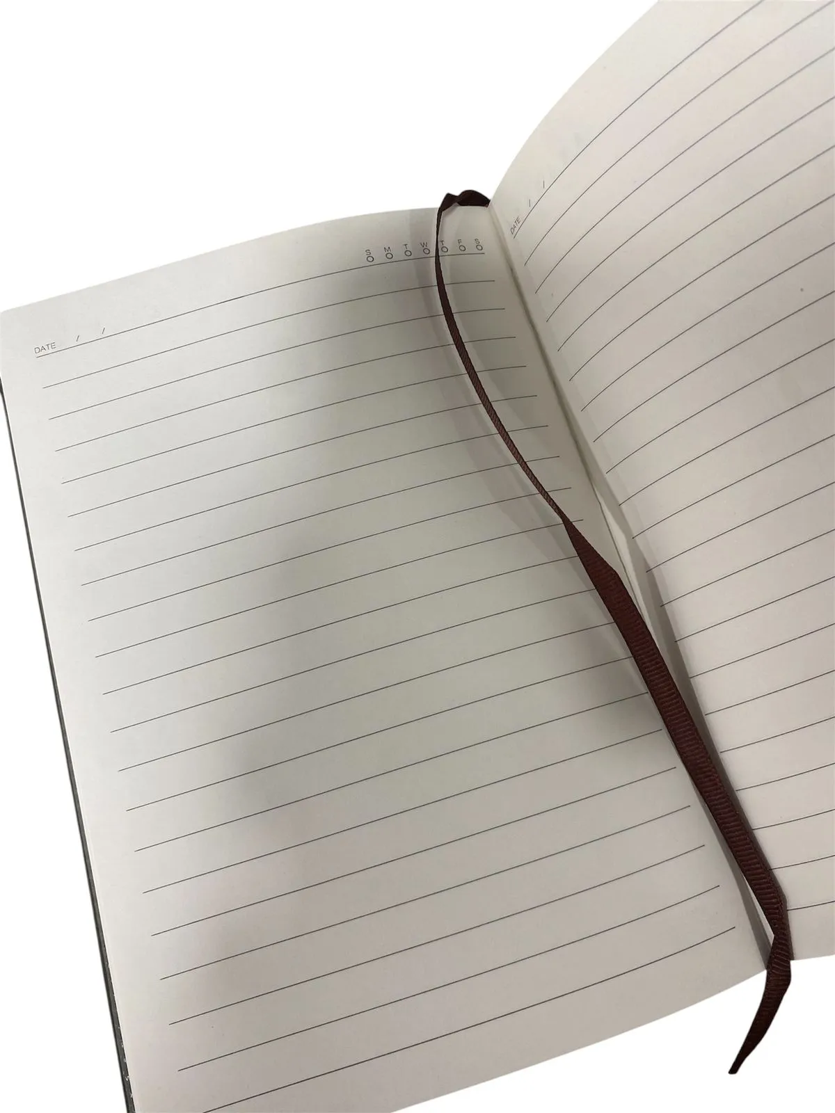 Bloc-notes style portefeuille marron élégant