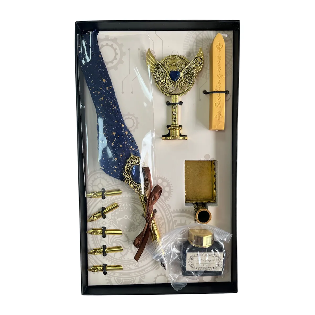 BOX PLUME AVEC ACCESSOIRE