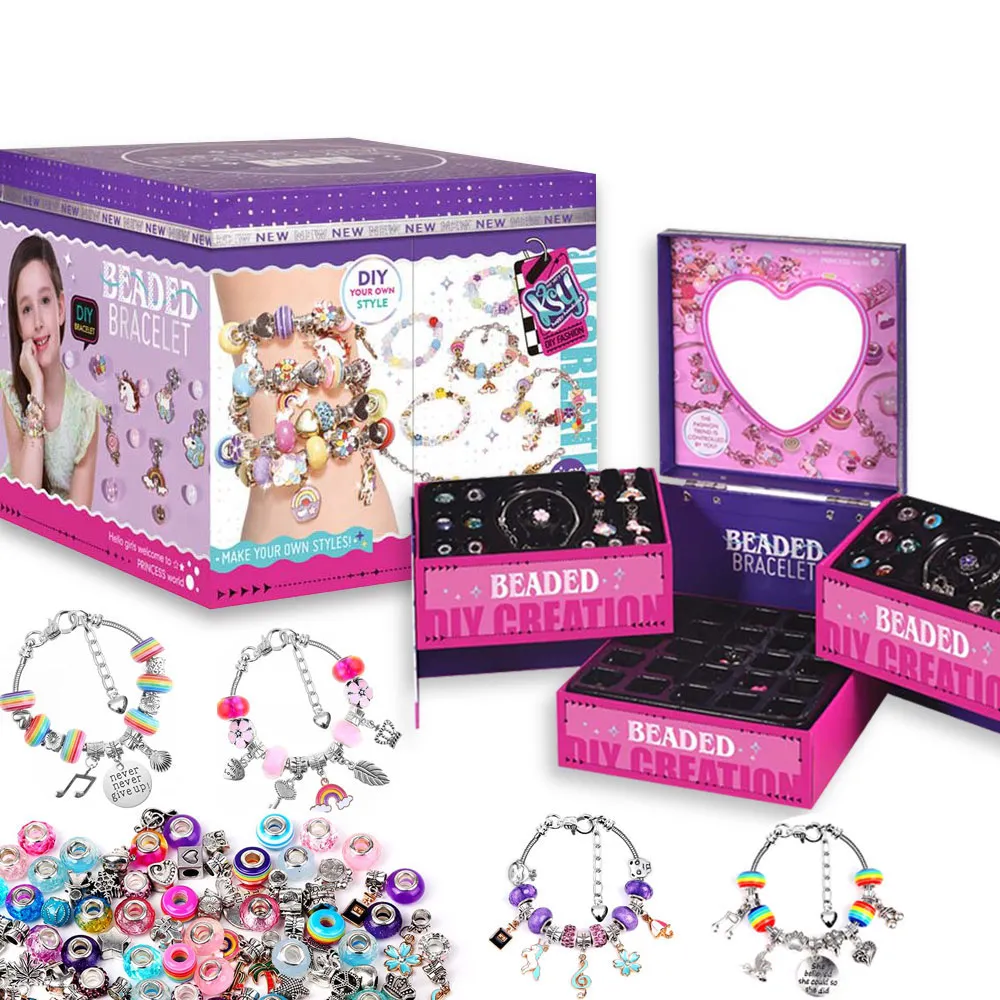 Coffret Création Bracelets DIY Enfant – Kit Perles & Bijoux