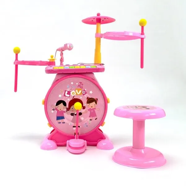 Batterie MP3 pour enfants avec claviers et microphone