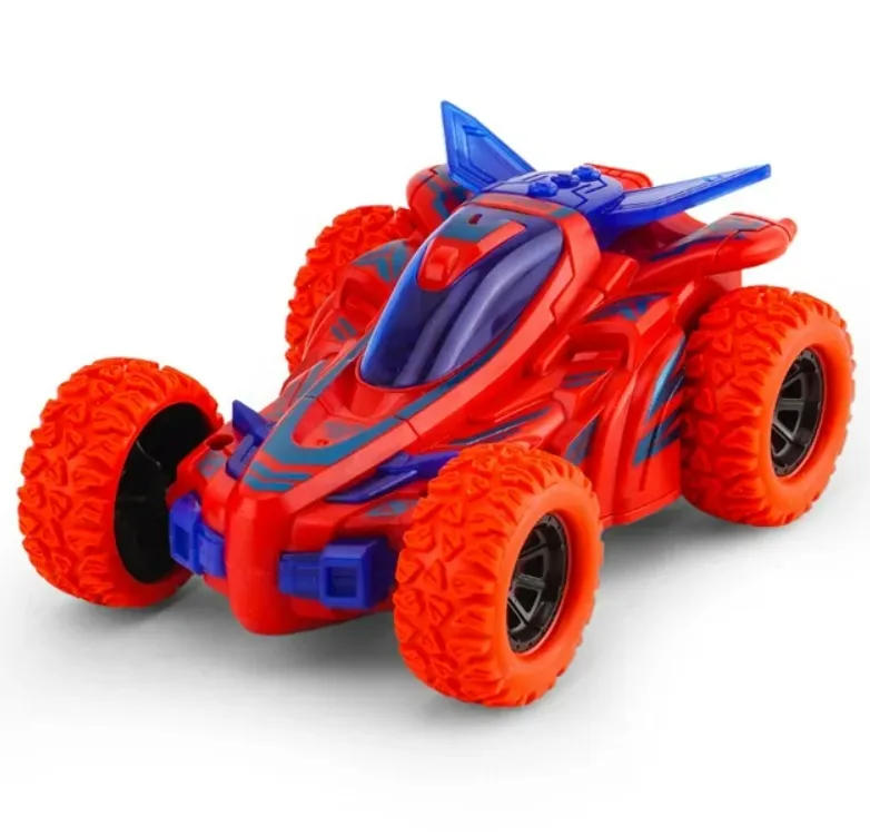 Voiture Inertielle Double Face avec Lumière, Cascade pour Enfants, Taille 4.5 Pouces