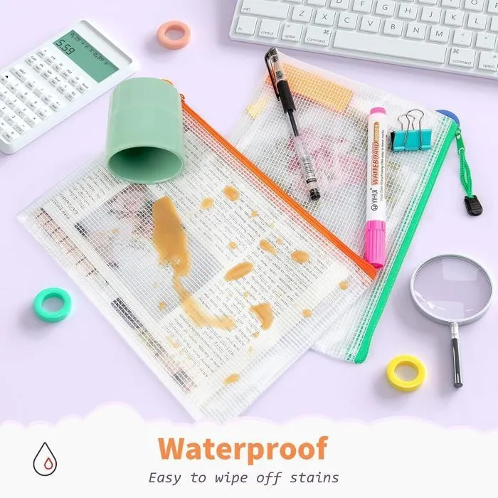 pochette plastique A4 - Pochette Zippée