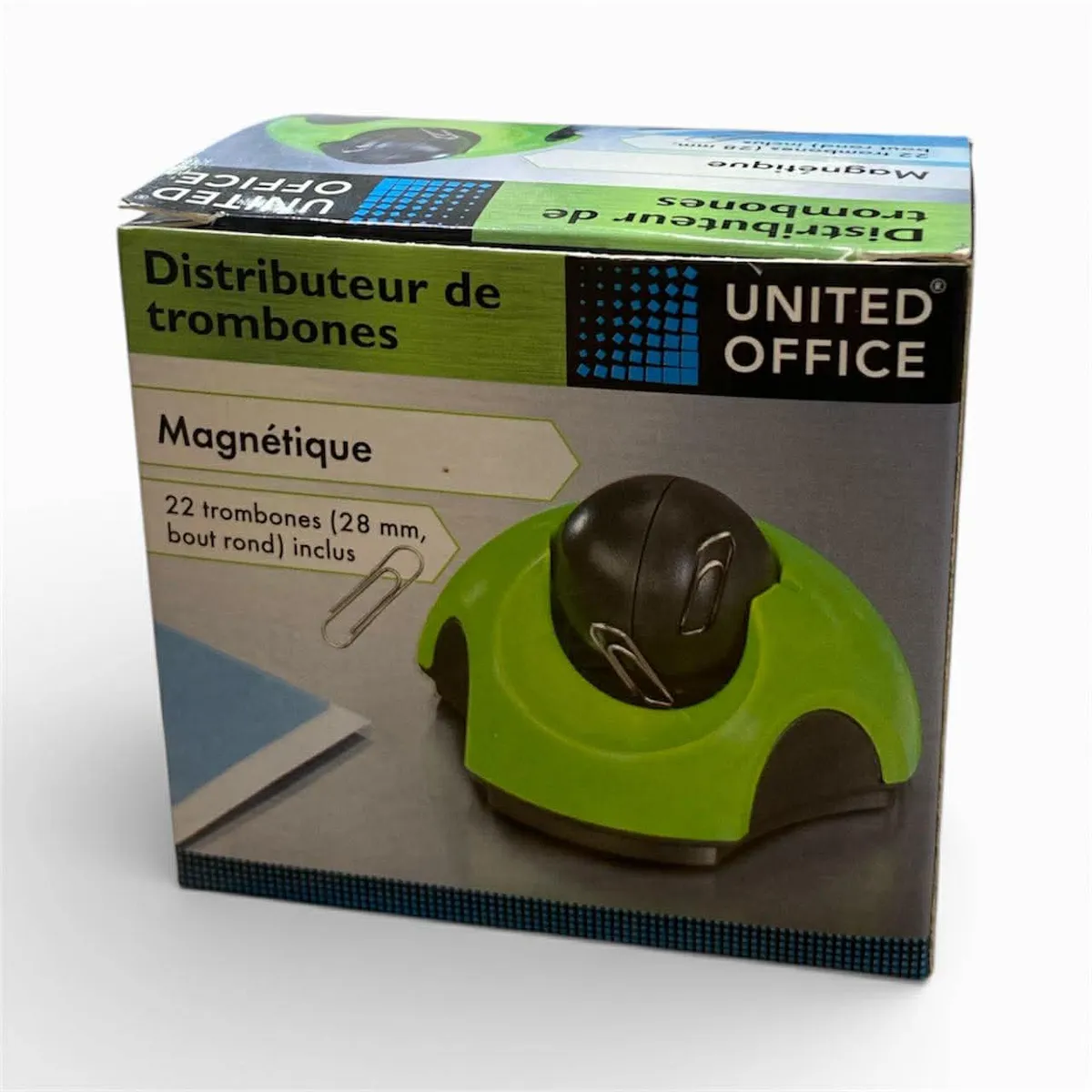 Distributeur de trombones UNITED OFFICE