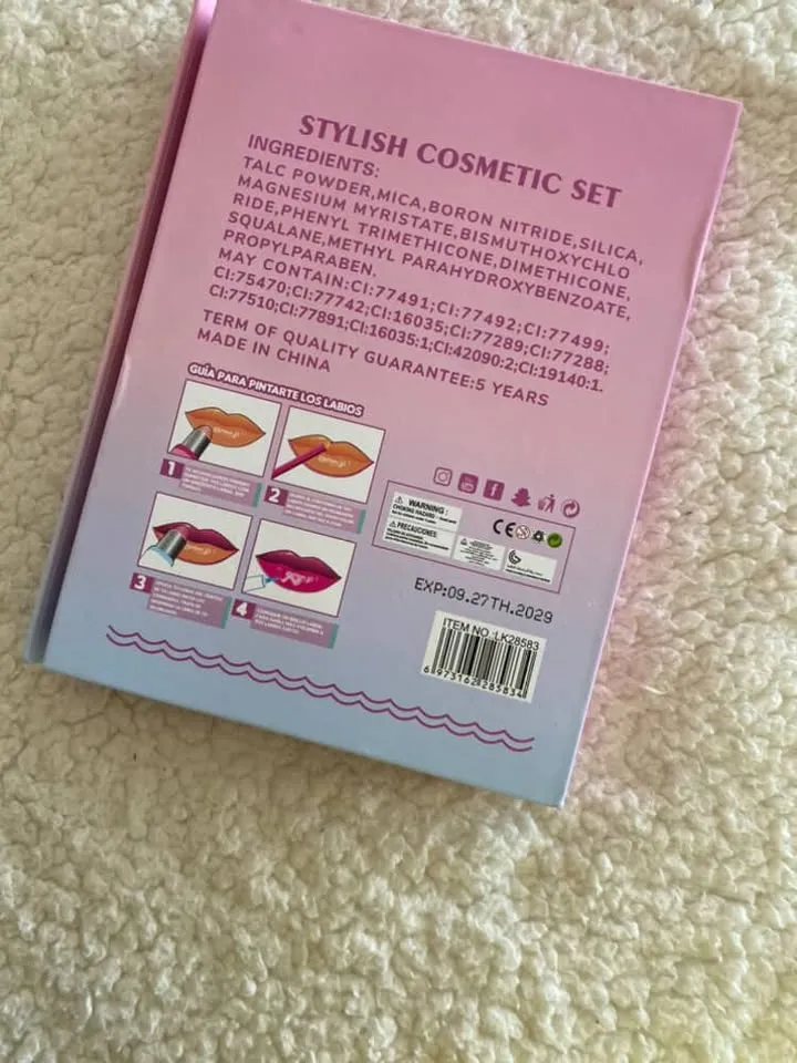 set de maquillage élégant