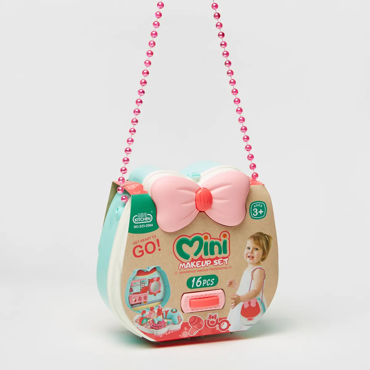 Mini Valisette Maquillage Enfant – Set Beauté 16 Pièces avec Accessoires