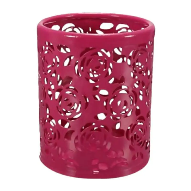 PORTE STYLO METAL FLEUR