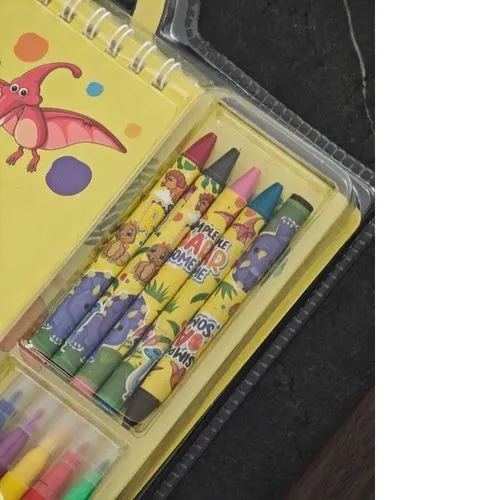 Kit de peinture enfant- mallette créative dinosaures