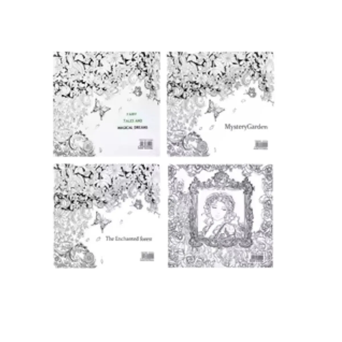 Livre de coloriage floral-Mystery Garden