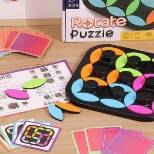 Puzzle Rotatif Éducatif pour Enfants – Jouet de Société Tridimensionnel