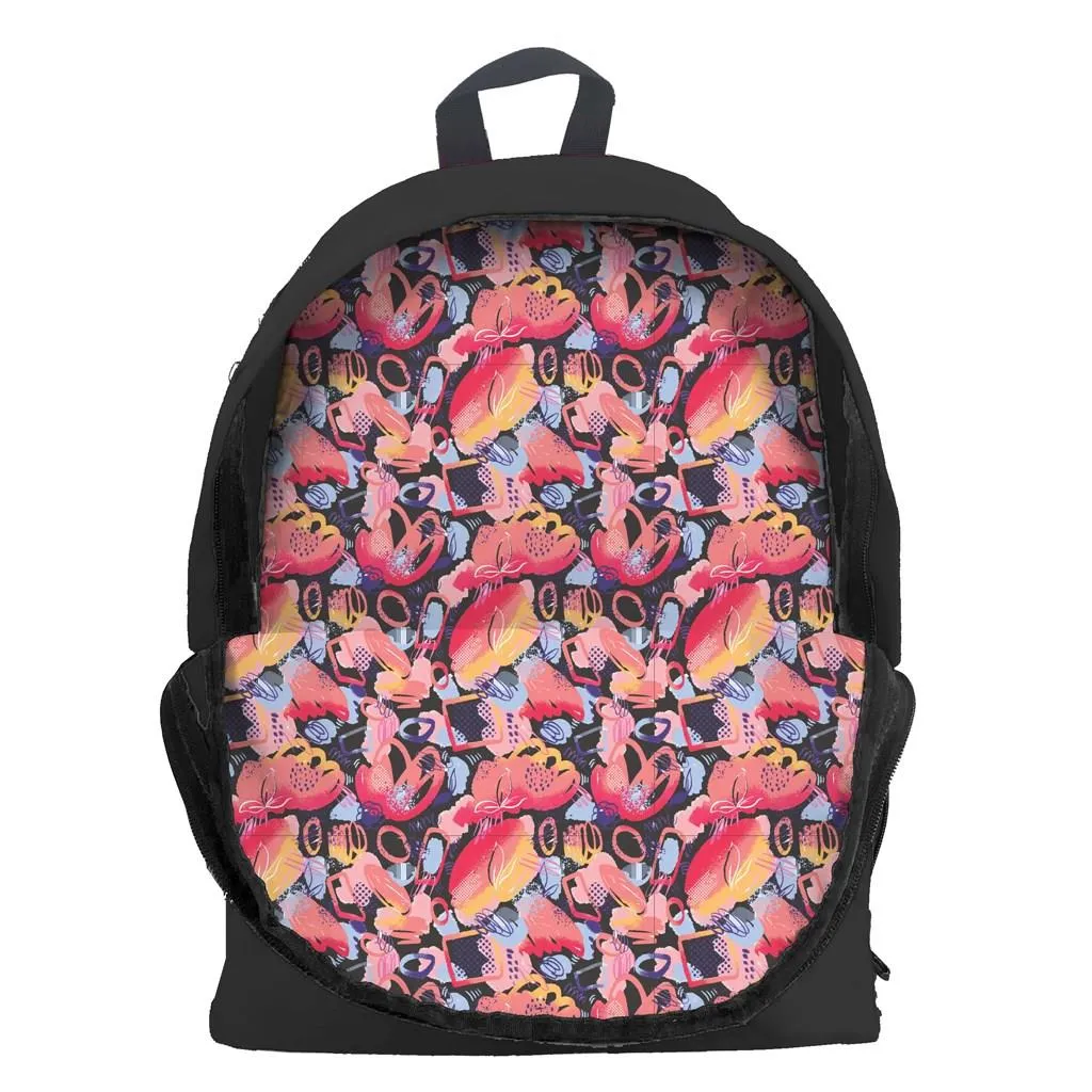 SAC A DOS MUST NOIR FLORAL