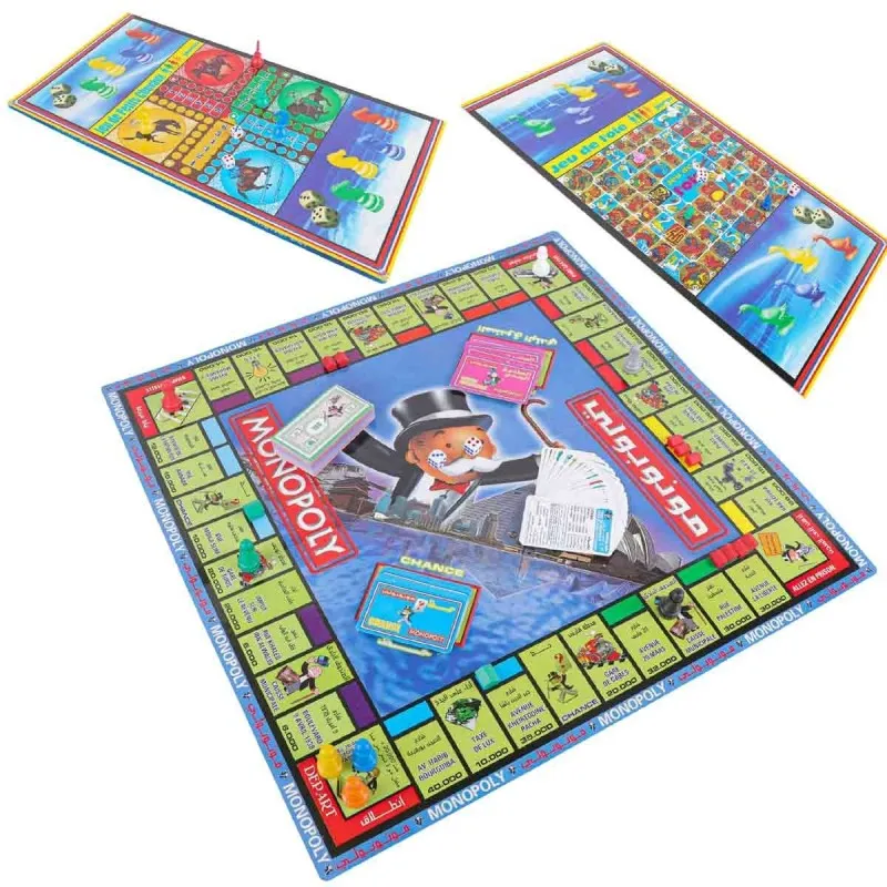 MONOPOLY GEANT GM  AR/FR+ 2 JEUX