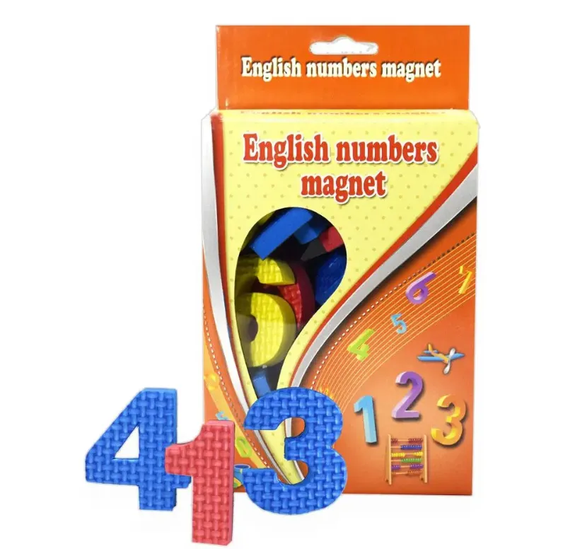 Chiffres anglais magnétiques - Petit format