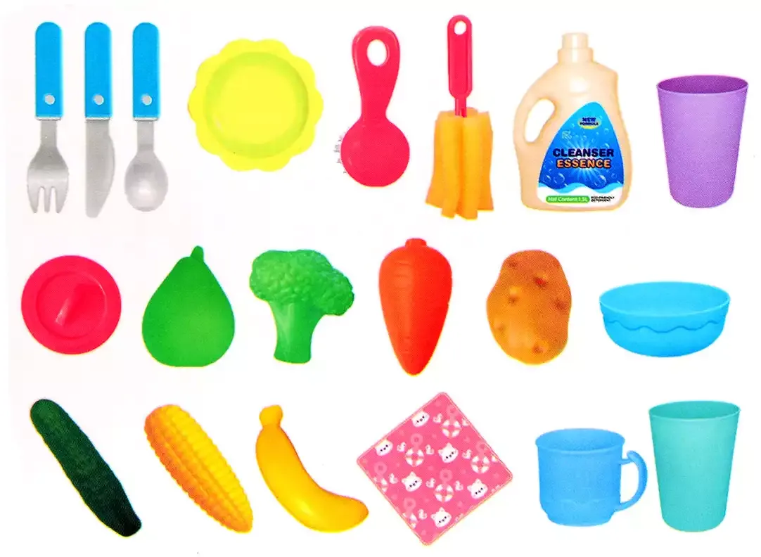 Cuisine pour enfants ;ensemble d'accessoires de cuisine, série de jeu Little Chef Multi