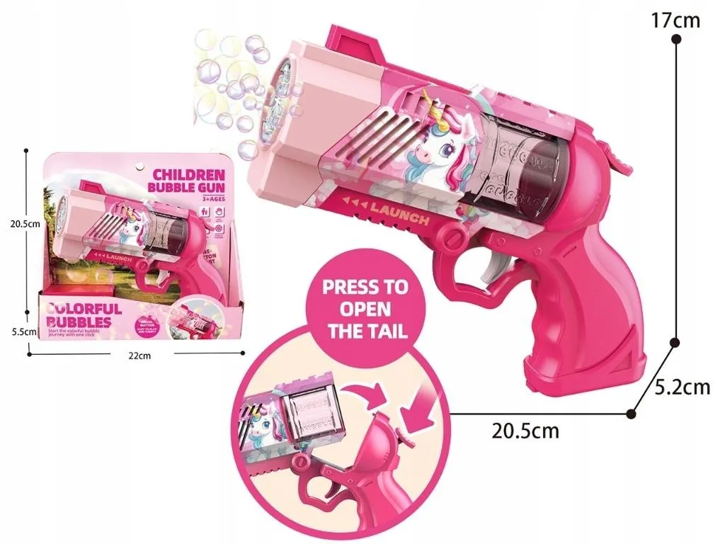 CHILDREN BUBBLE GUN TS2372/25