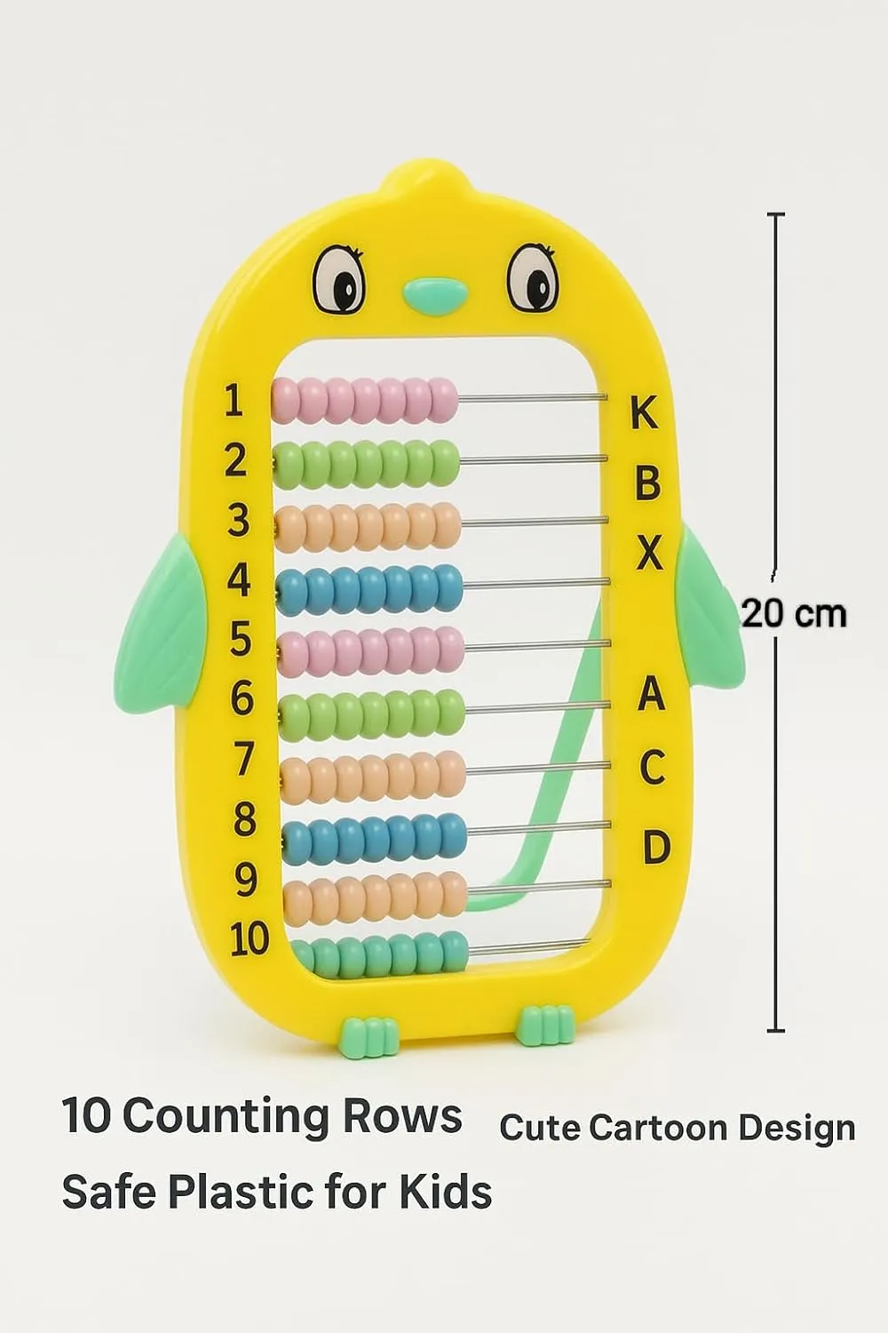 Boulier enfant en forme de pingouin – Apprentissage ludique des chiffres