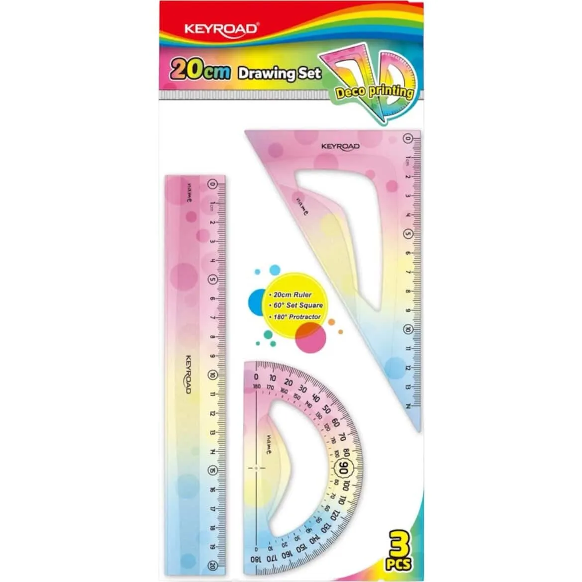 POCH GEO 20CM DECO PRINTING