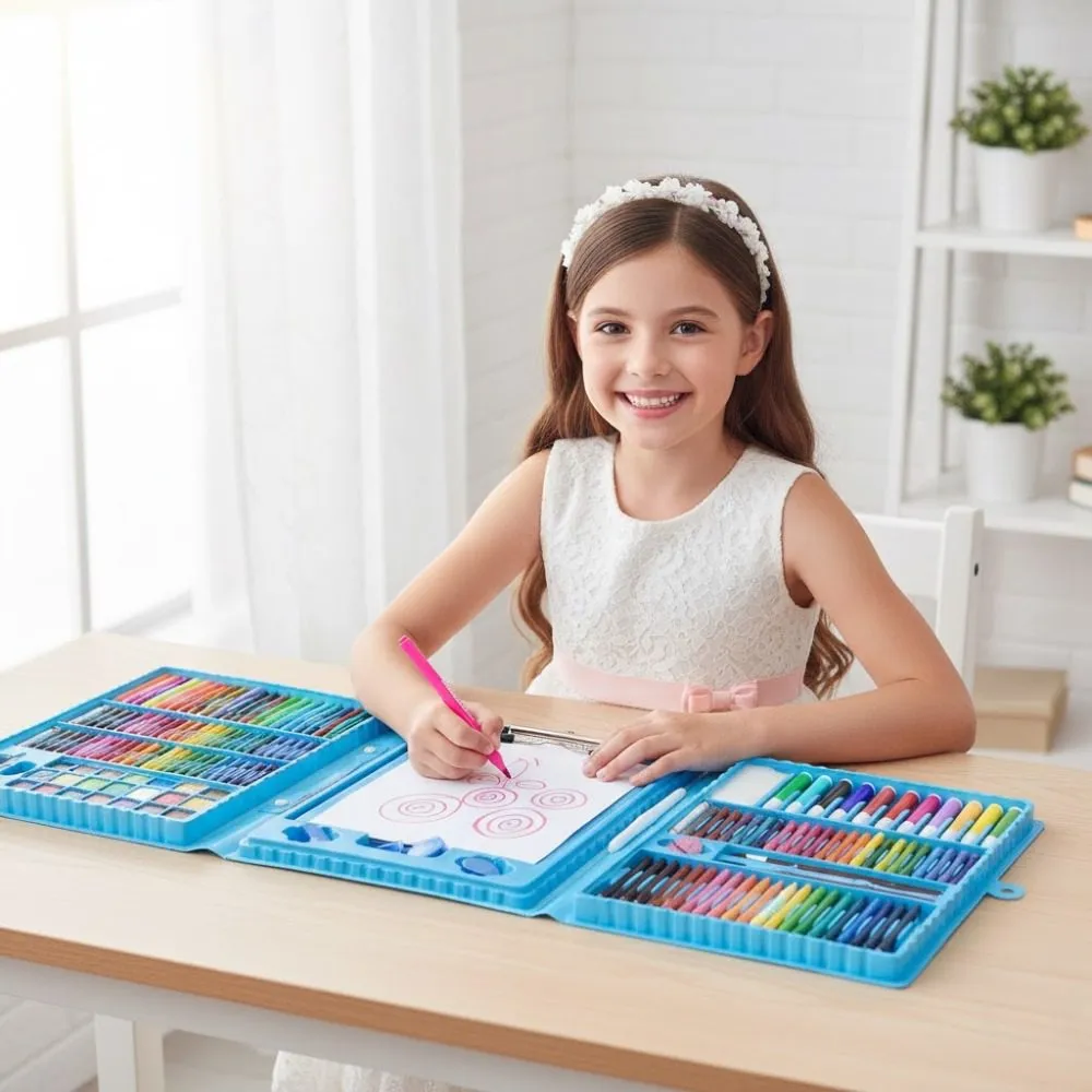 Coffret de Dessin Enfant Super Mega Art Set- 208pcs