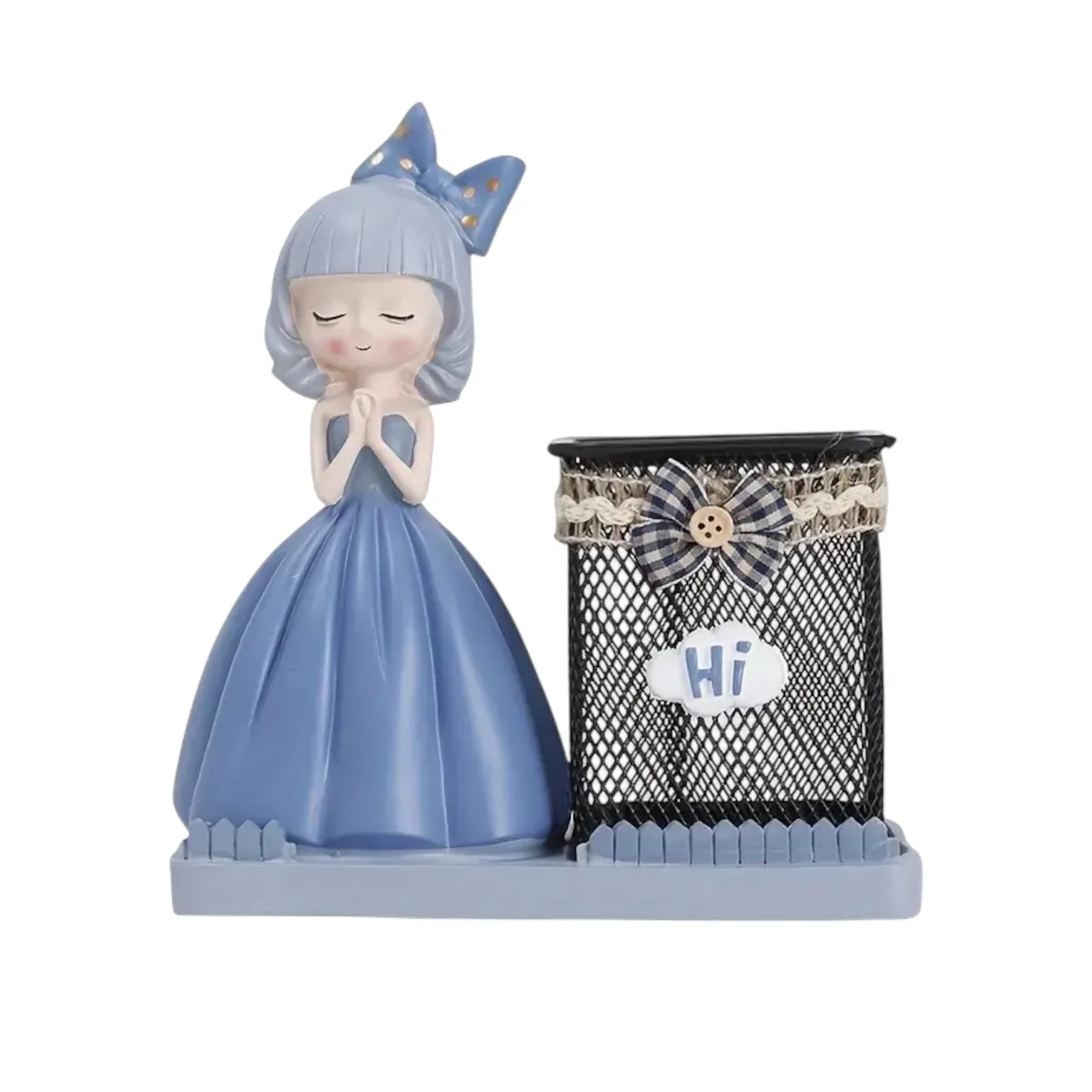 PORTE STYLO METAL AVEC FIGURINE