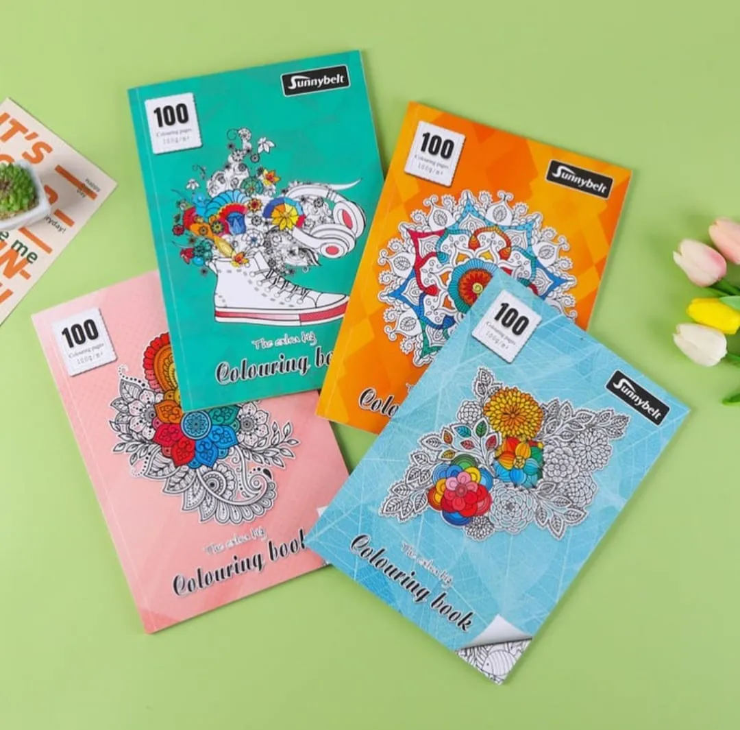 Cahier de coloriage-100 pages