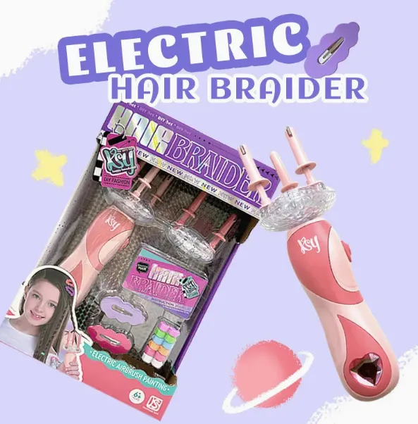 Machine à Tresser les Cheveux Automatique Enfant avec Accessoires