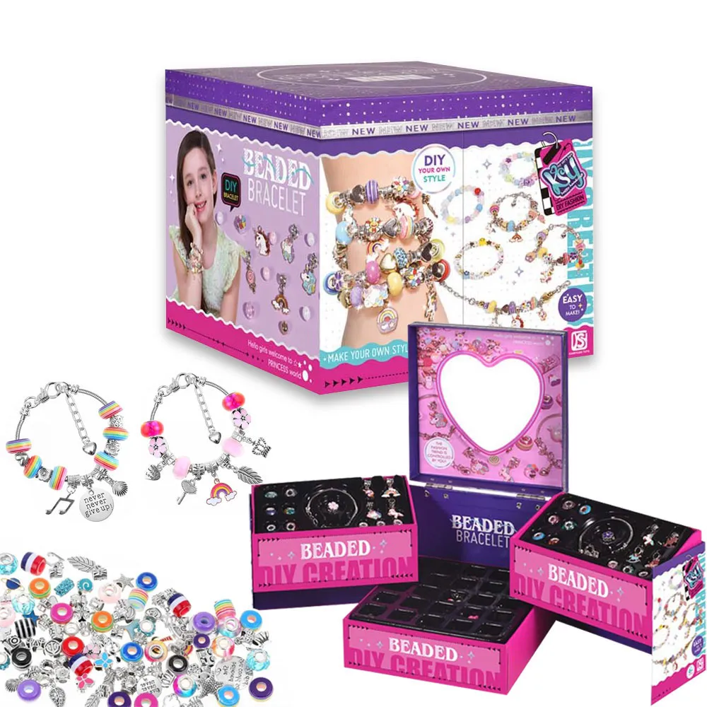 Coffret Création Bracelets DIY Enfant – Kit Perles & Bijoux