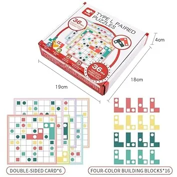 Jeu de Puzzle en Forme de L