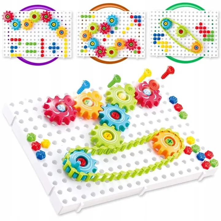 Puzzle Magic Plate Bag Jouet éducatif à faire soi-même pour enfants