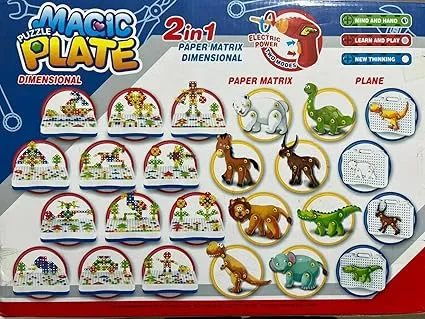MAGIC PUZZLE PLATE 2IN1