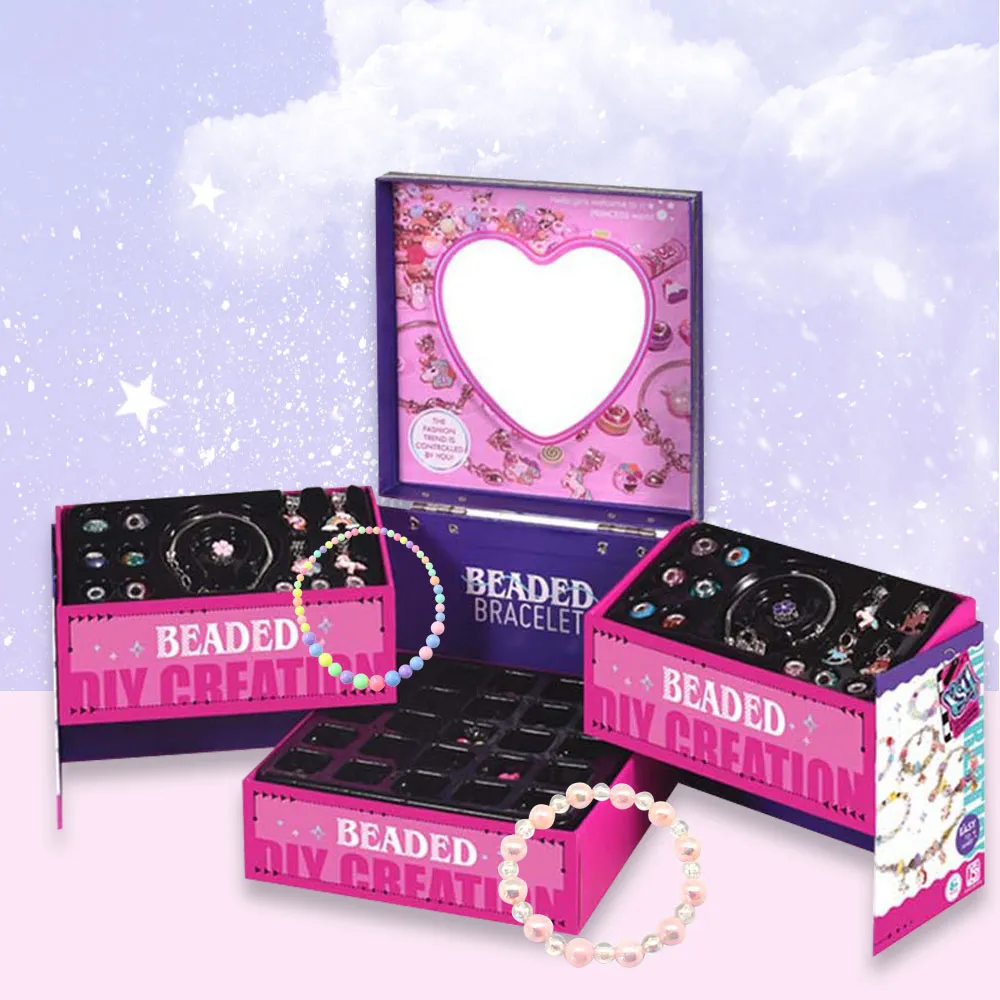 Coffret Création Bracelets DIY Enfant – Kit Perles & Bijoux