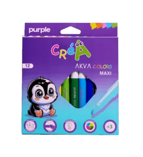 FEUTRES DE 12 CREA PURPLE
