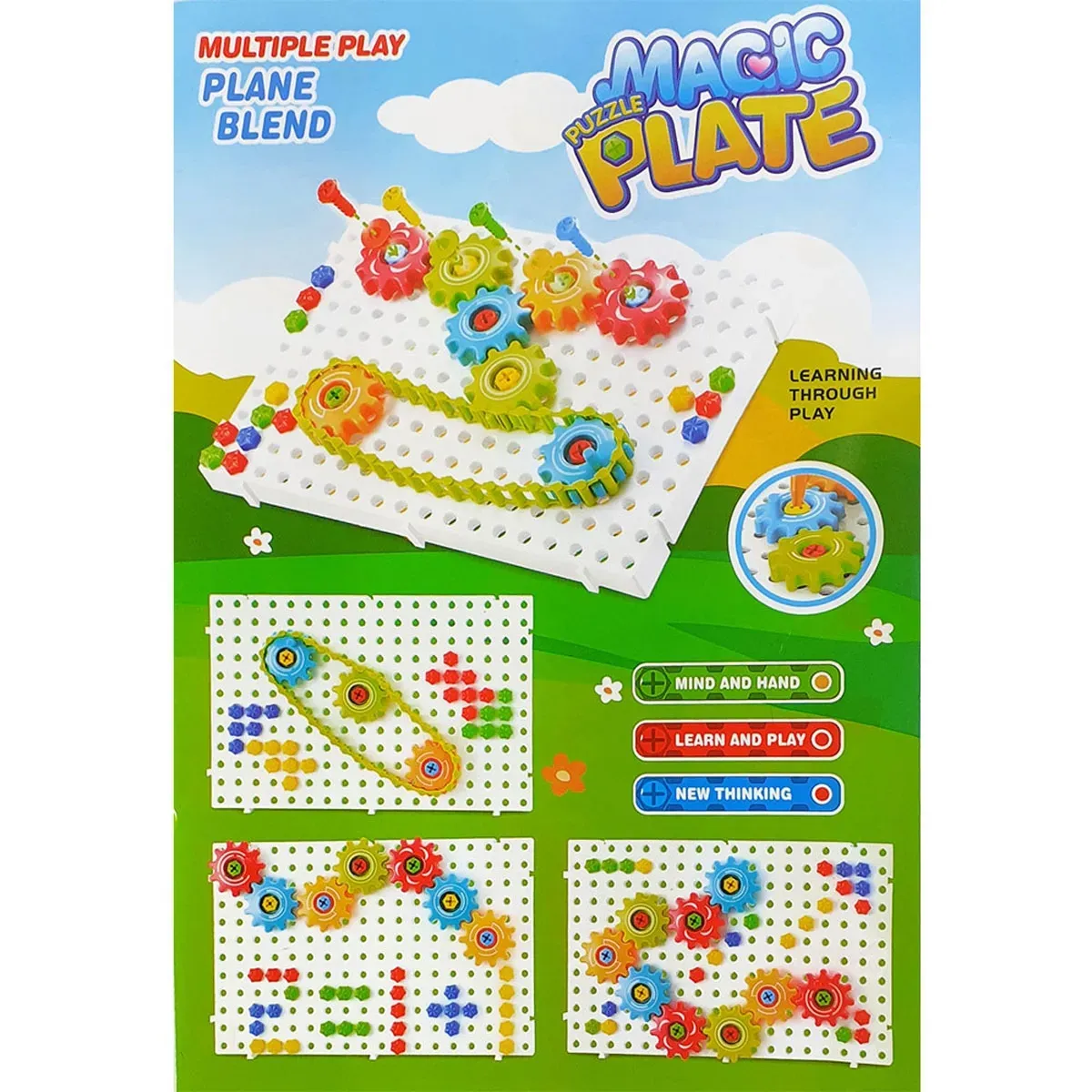 MAGIC PUZLLE PLATE, 133PCS