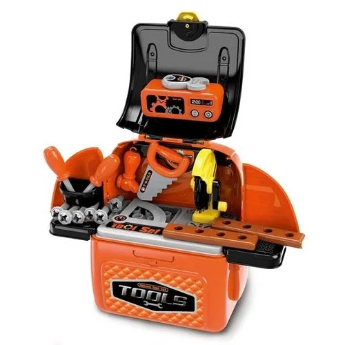 Ensemble d'outils de bricolage de luxe 2 en 1 avec sac à dos portable et accessoires