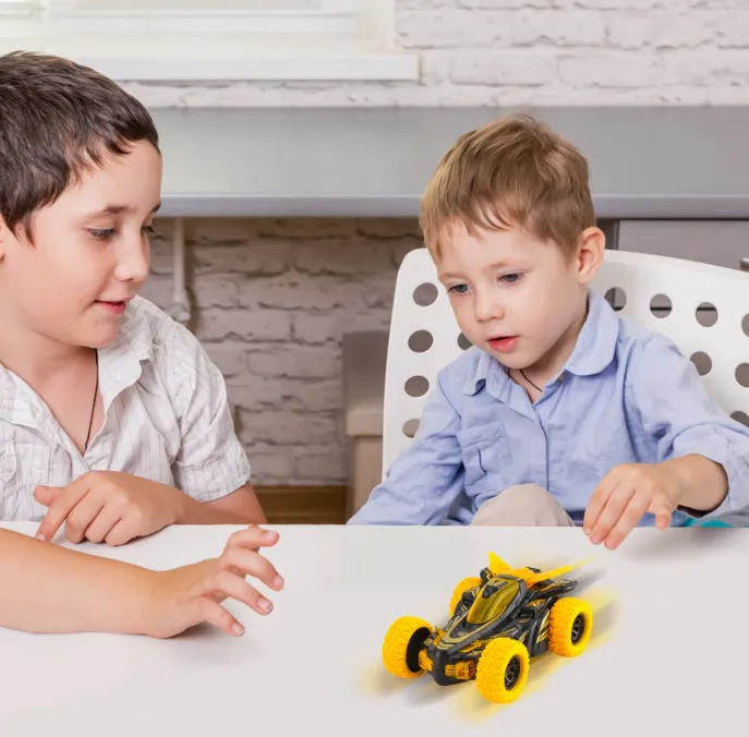 Voiture Inertielle Double Face avec Lumière, Cascade pour Enfants, Taille 4.5 Pouces