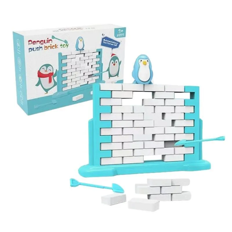 PENGUIN PUSH BRICK TOY