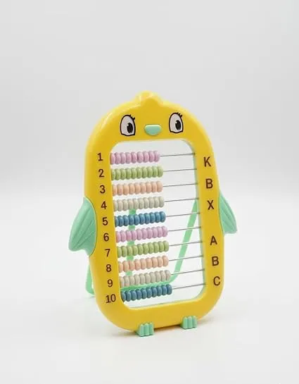 Boulier enfant en forme de pingouin – Apprentissage ludique des chiffres