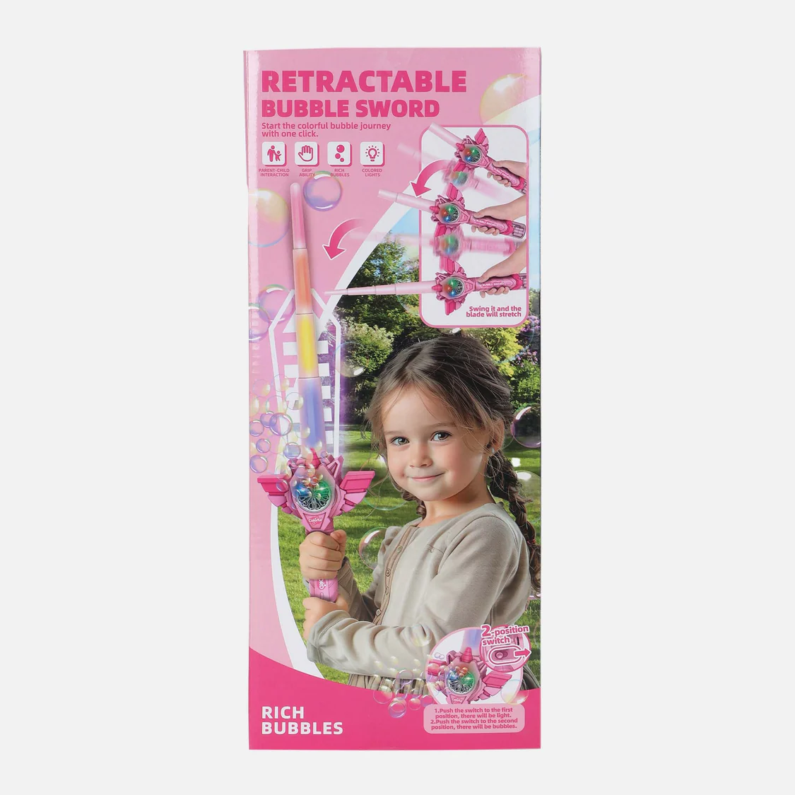 RETRACTABLE BUBBLE SWORD TS2394/25
