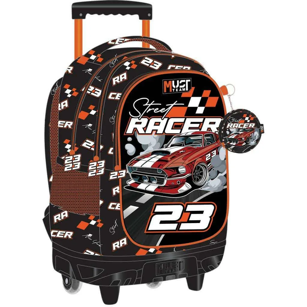 Sac à dos d'école à roulettes Must