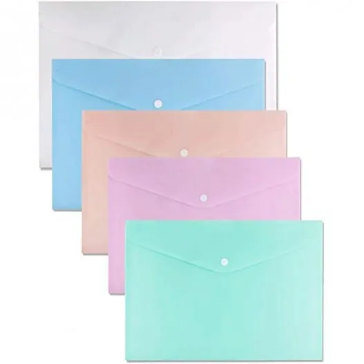 POCHETTE A BOUTON ASSORTIES-PASTEL