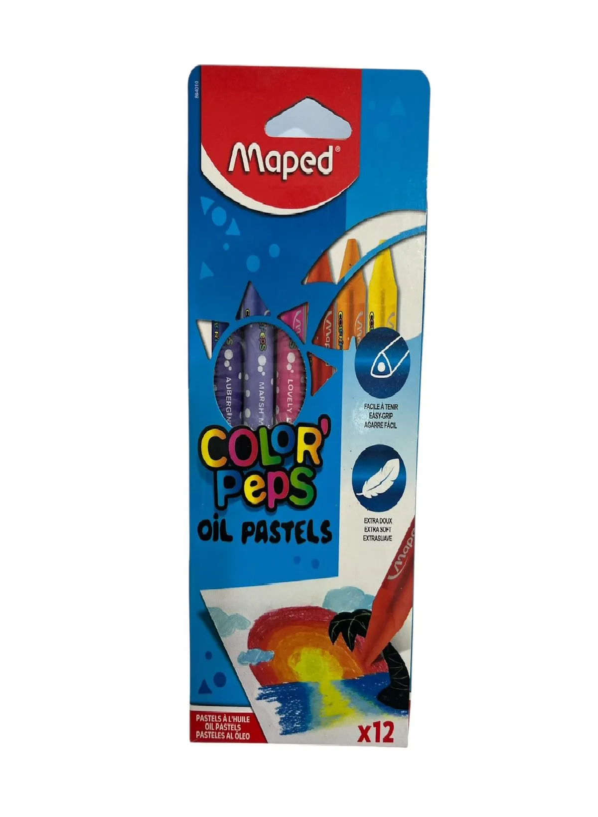 PASTEL A HUILE X12 MAPED