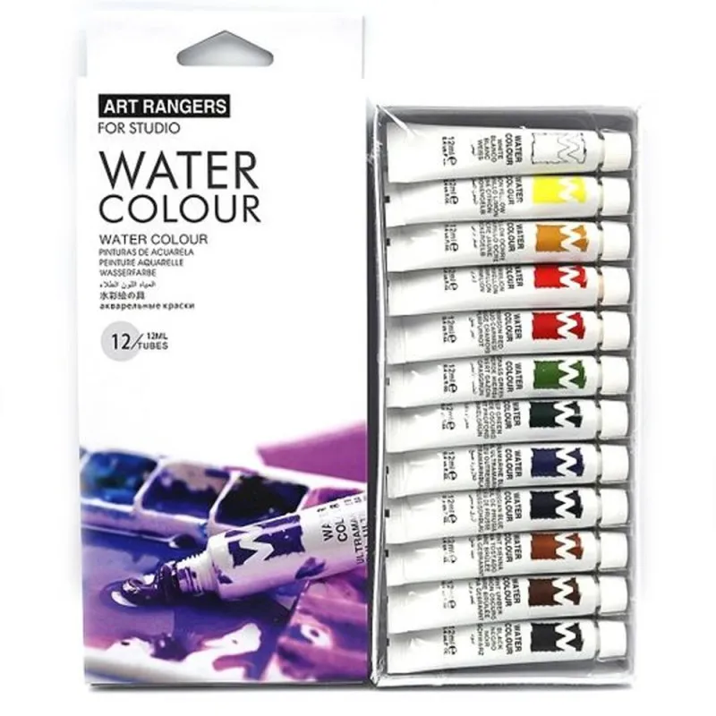 WATER COLOUR 12 TUBES ART RANGERS