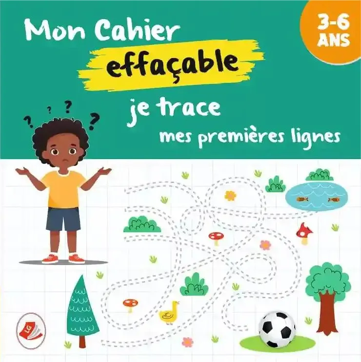 MON CAHIER EFFACABLE JE TRACE MES PREMIERES LIGNES