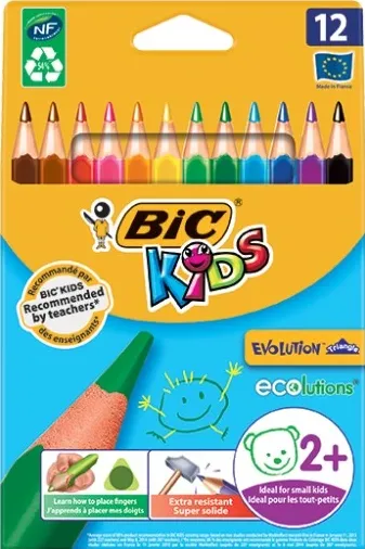 CRAYON COUL 10+2 EVOLUTION BIC 21