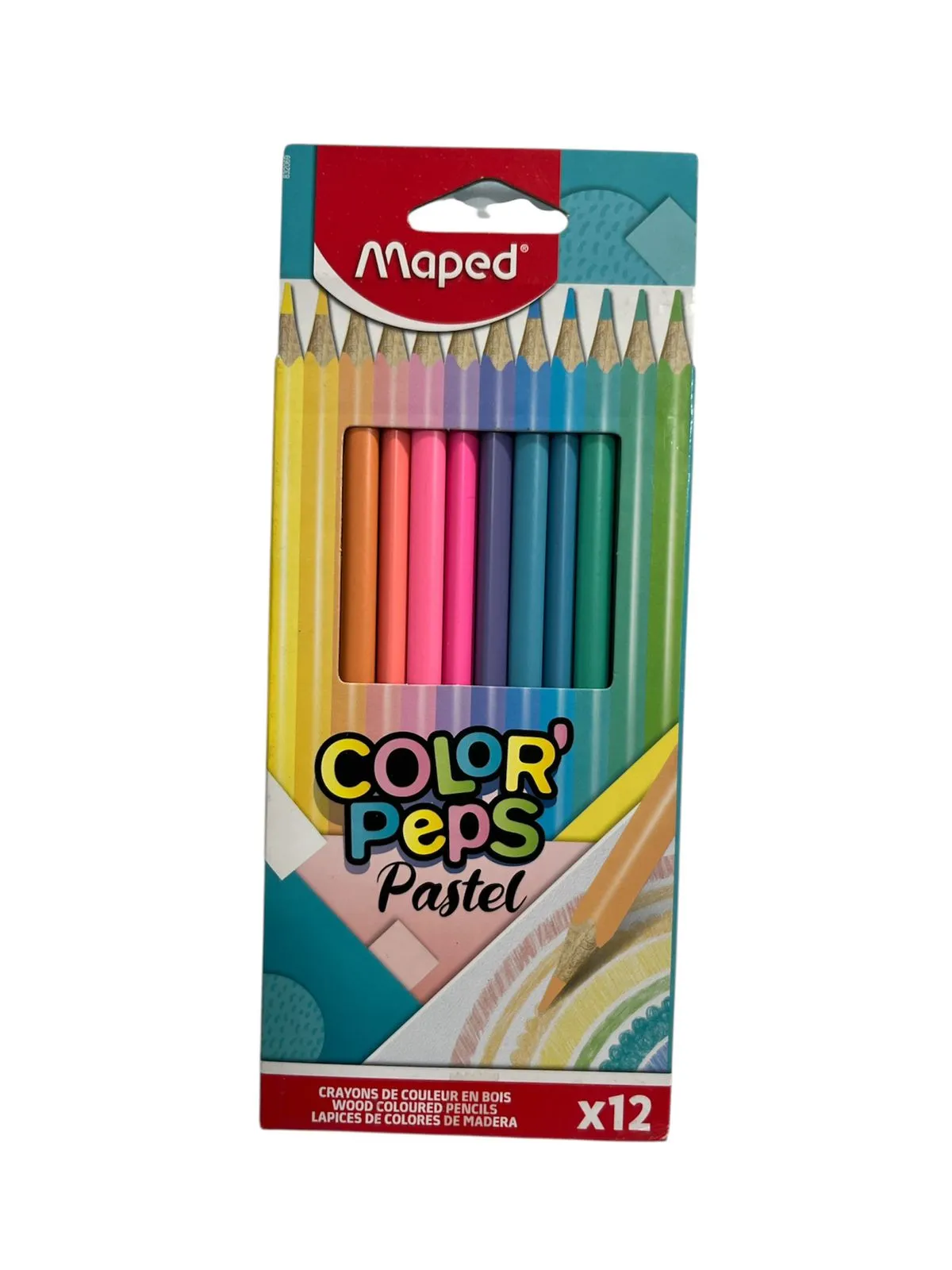 CRAYON COULEUR 12/18 PASTEL MAPED